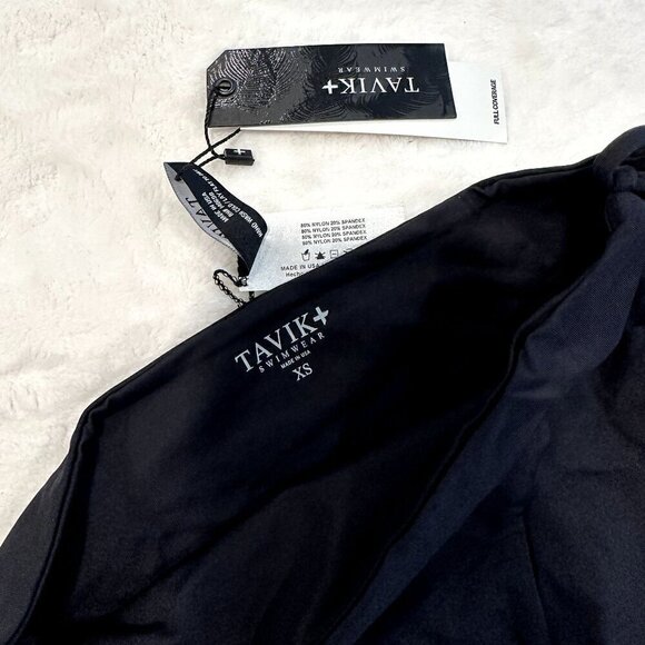 NWT Tavik Bebe Full Bikini Bottom in Black - Extra Small - Picture 3 of 9